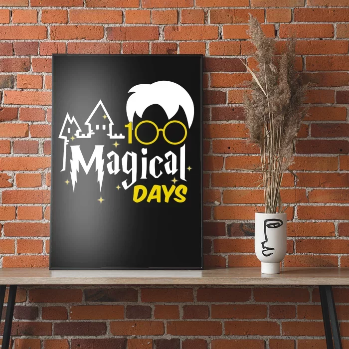 100 Magical Days Wizard 100th Days Of School Poster