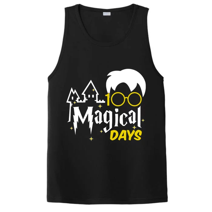 100 Magical Days Wizard 100th Days Of School Performance Tank