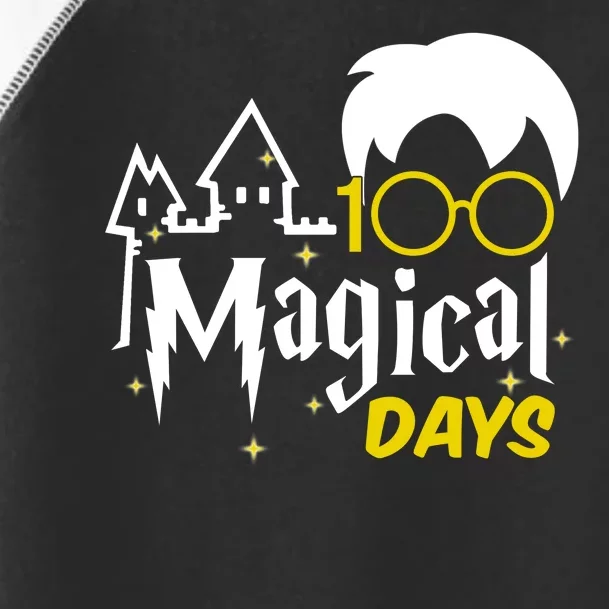 100 Magical Days Wizard 100th Days Of School Toddler Fine Jersey T-Shirt