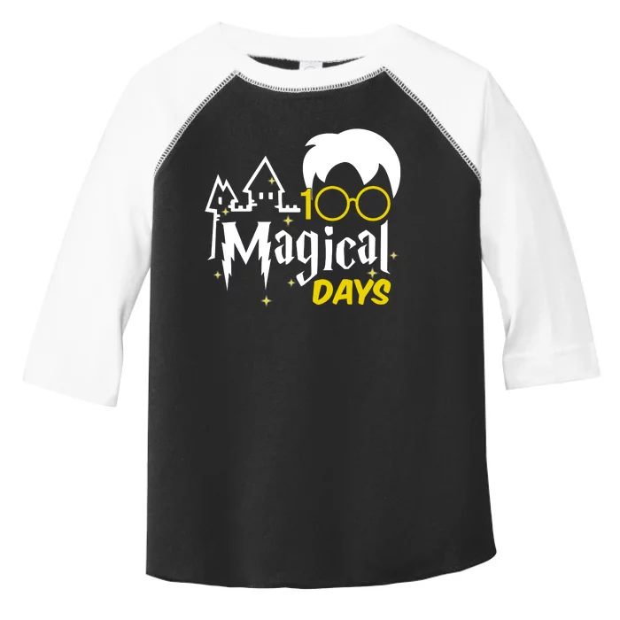 100 Magical Days Wizard 100th Days Of School Toddler Fine Jersey T-Shirt