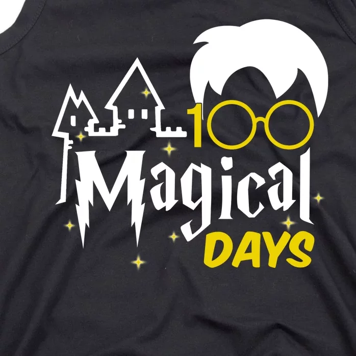 100 Magical Days Wizard 100th Days Of School Tank Top