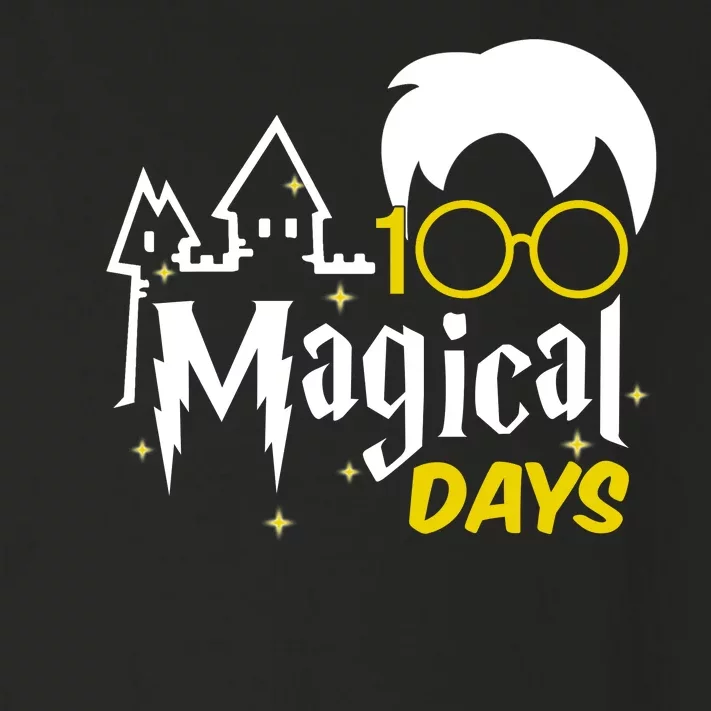 100 Magical Days Wizard 100th Days Of School Toddler Long Sleeve Shirt