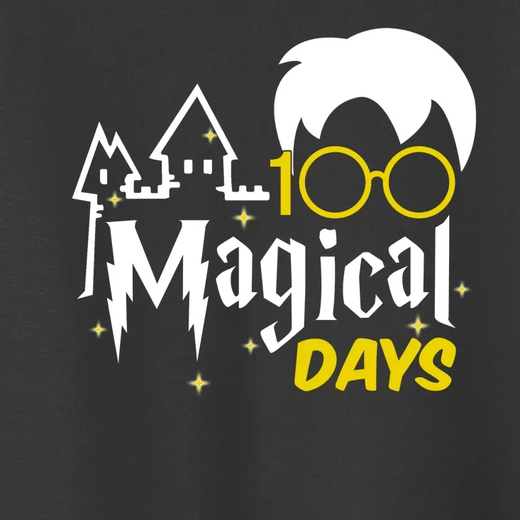 100 Magical Days Wizard 100th Days Of School Toddler T-Shirt