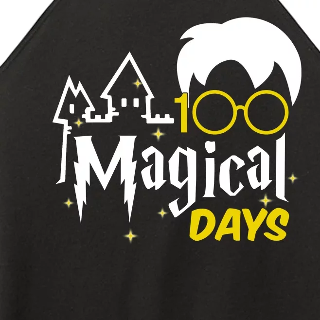 100 Magical Days Wizard 100th Days Of School Women’s Perfect Tri Rocker Tank