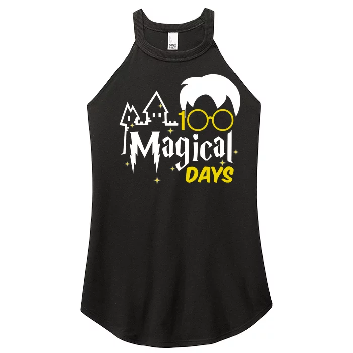 100 Magical Days Wizard 100th Days Of School Women’s Perfect Tri Rocker Tank