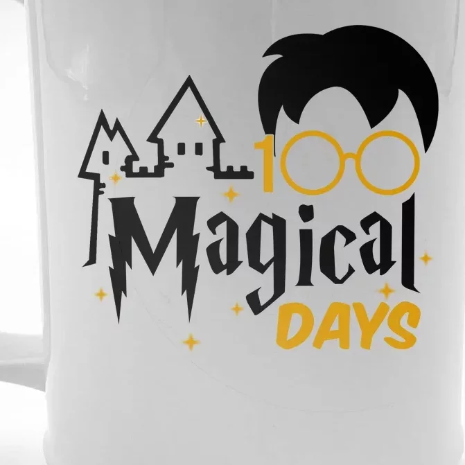 100 Magical Days Wizard 100th Days Of School Front & Back Beer Stein