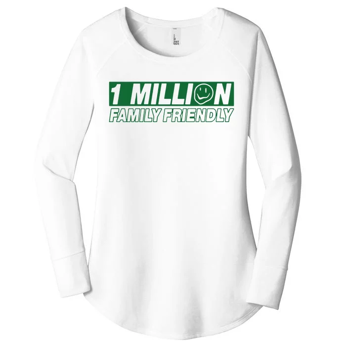 1 Million Family Friendly Women's Perfect Tri Tunic Long Sleeve Shirt