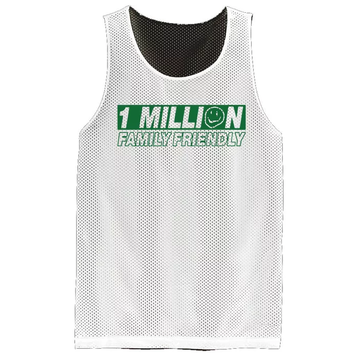 1 Million Family Friendly Mesh Reversible Basketball Jersey Tank