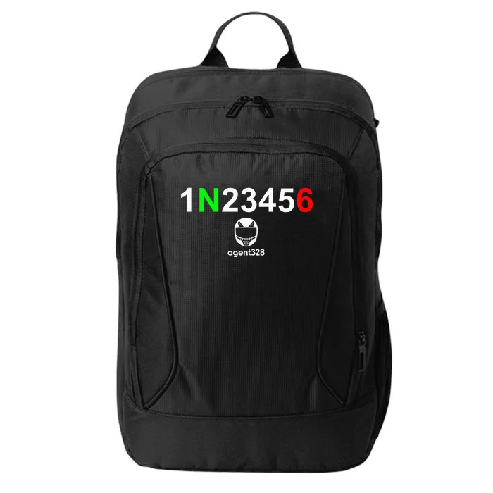 1N23456 Motorcycle Gear Shift City Backpack