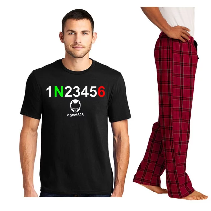 1N23456 Motorcycle Gear Shift Pajama Set