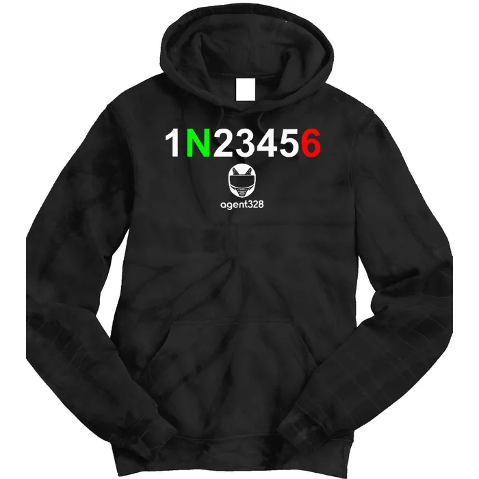 1N23456 Motorcycle Gear Shift Tie Dye Hoodie