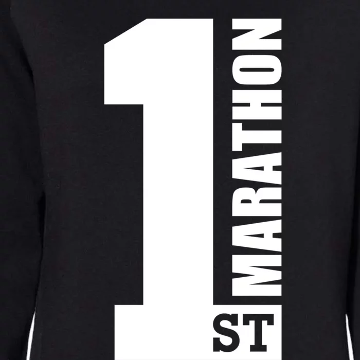 1st Marathon Gift Womens California Wash Sweatshirt