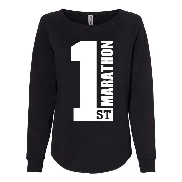 1st Marathon Gift Womens California Wash Sweatshirt