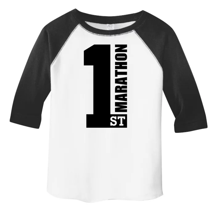 1st Marathon Gift Toddler Fine Jersey T-Shirt