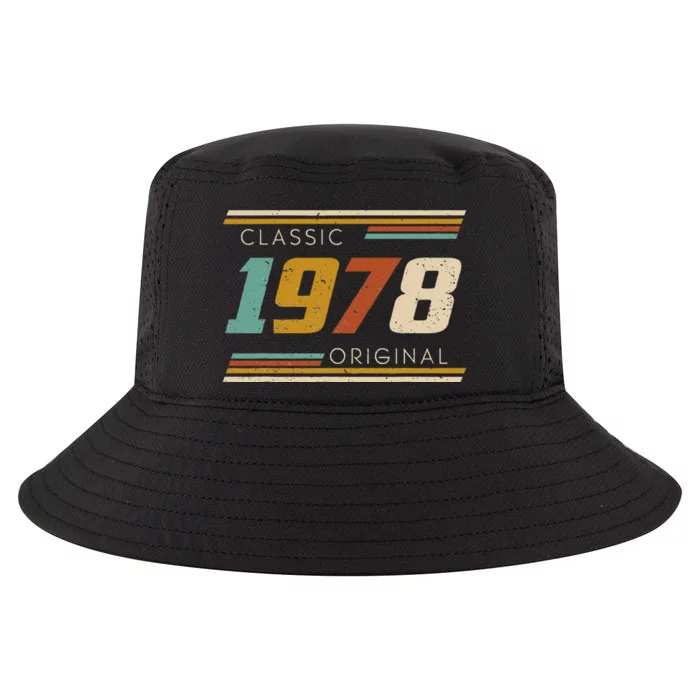 1978 Made In 1978 44th Birthday 44 Years Old Cool Comfort Performance Bucket Hat