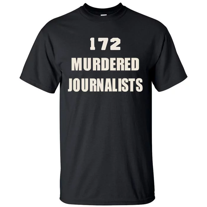 172 Murdered Journalists Tall T-Shirt