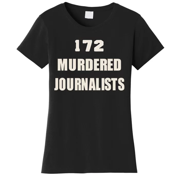 172 Murdered Journalists Women's T-Shirt