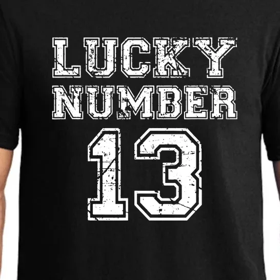 13 My Lucky Number Pajama Set