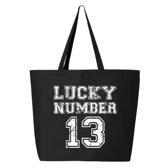 13 My Lucky Number 25L Jumbo Tote