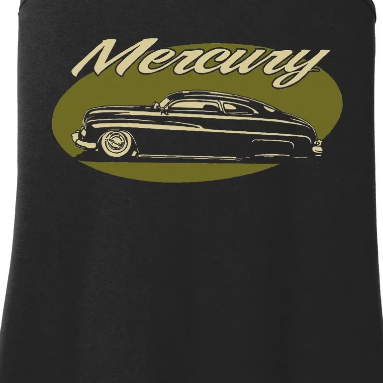 1950 Mercury Olive Low Rider Kustom Lead Sled Custom Hot Rod Ladies Essential Tank