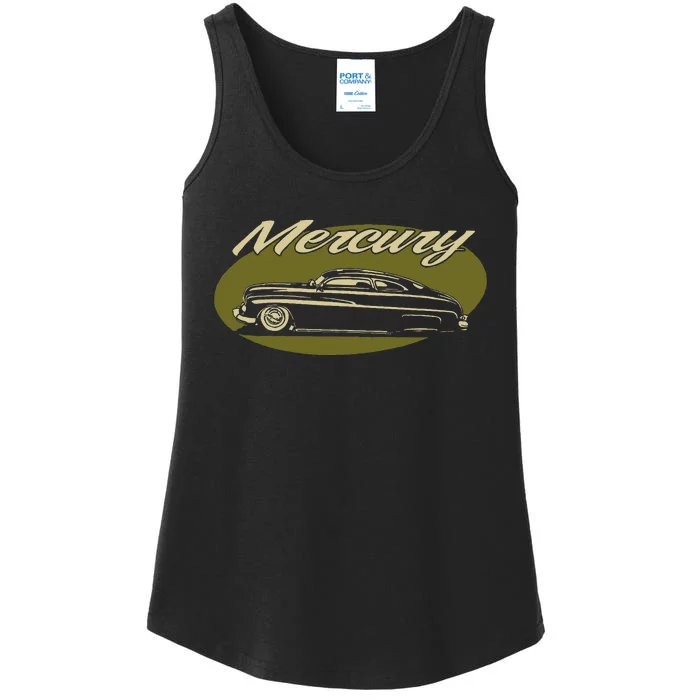 1950 Mercury Olive Low Rider Kustom Lead Sled Custom Hot Rod Ladies Essential Tank