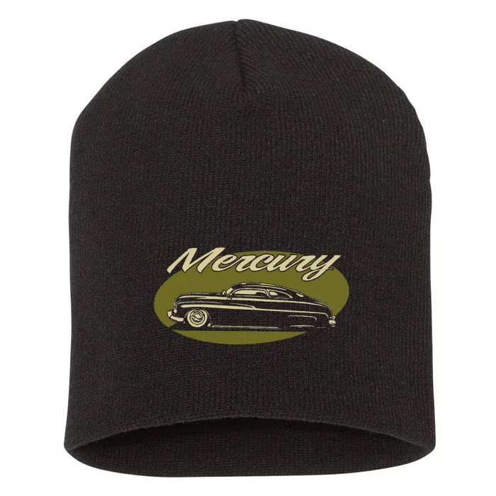 1950 Mercury Olive Low Rider Kustom Lead Sled Custom Hot Rod Short Acrylic Beanie