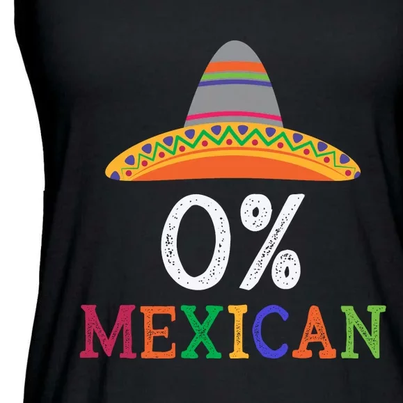 100% Mexican Pride Ladies Essential Flowy Tank