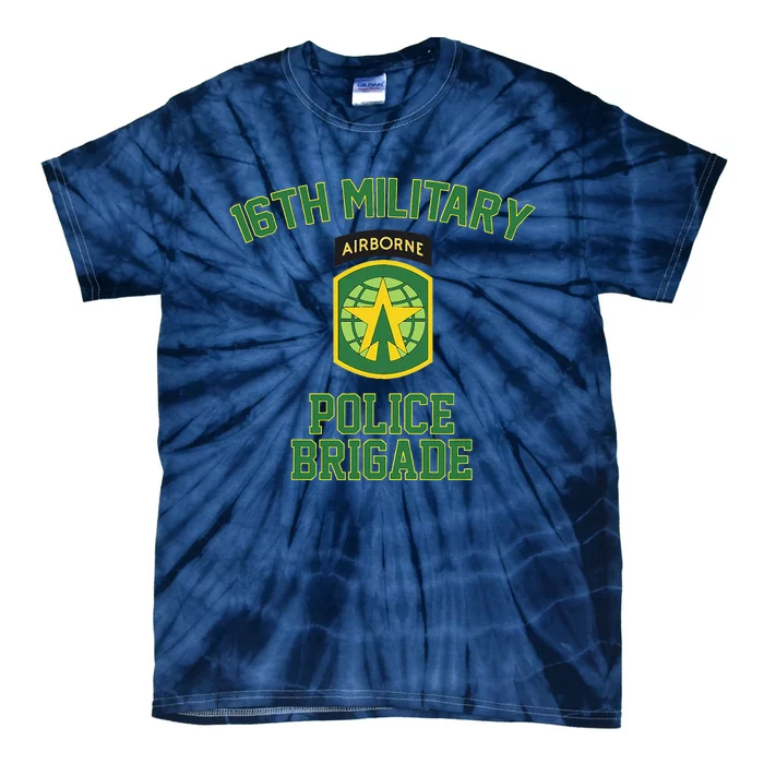 16th Military Police Brigade Veteran Fathers Day Veterans Tie-Dye T-Shirt