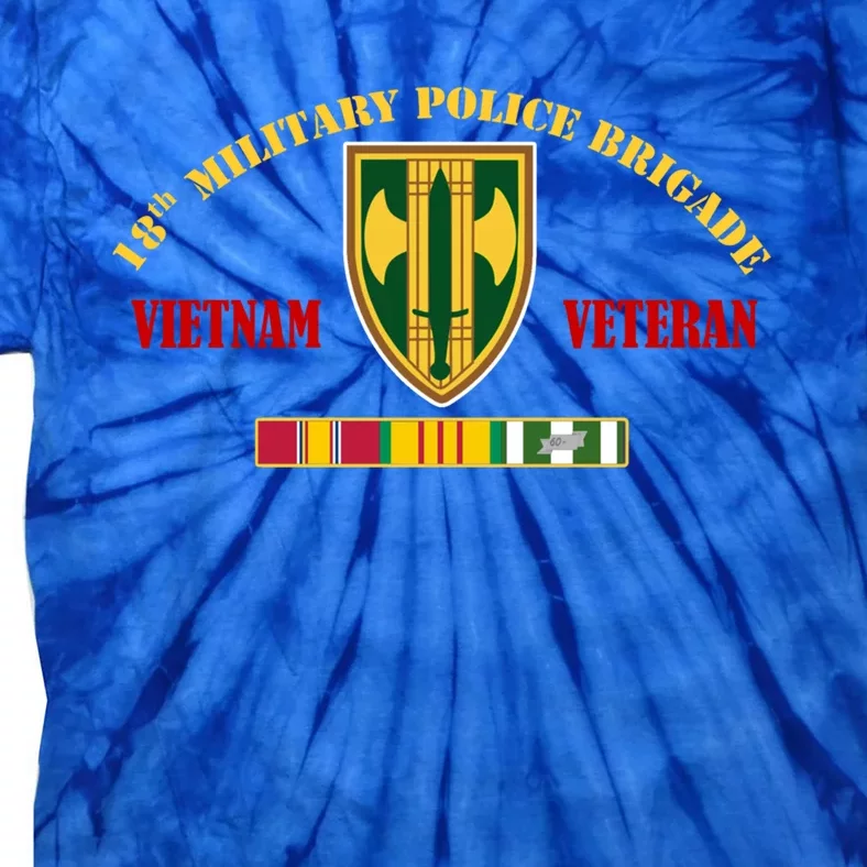 18th Military Police Brigade Vietnam Veteran Veterans Day Gift Tie-Dye T-Shirt