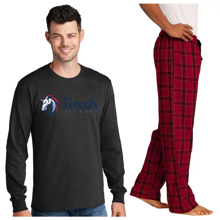 1Inch Network Logo, Decentralized Exchange DEX, 1Inch Crypto Long Sleeve Pajama Set