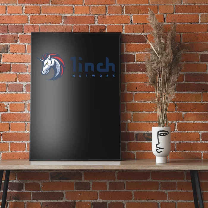 1Inch Network Logo, Decentralized Exchange DEX, 1Inch Crypto Poster