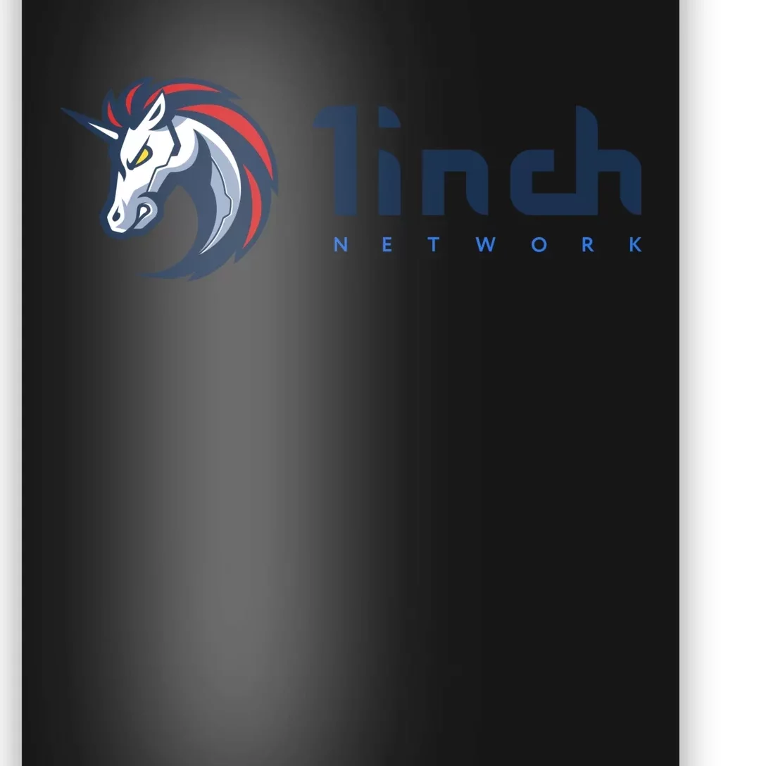 1Inch Network Logo, Decentralized Exchange DEX, 1Inch Crypto Poster