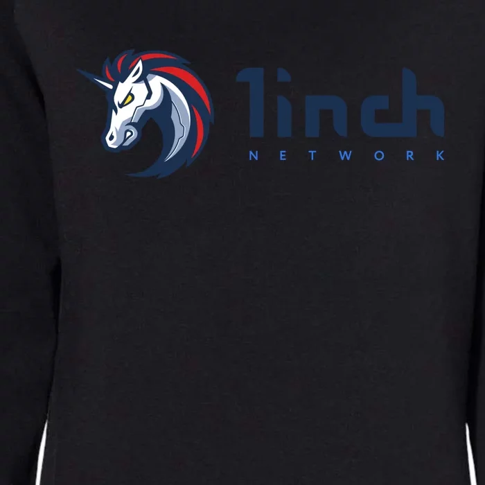 1Inch Network Logo, Decentralized Exchange DEX, 1Inch Crypto Womens California Wash Sweatshirt