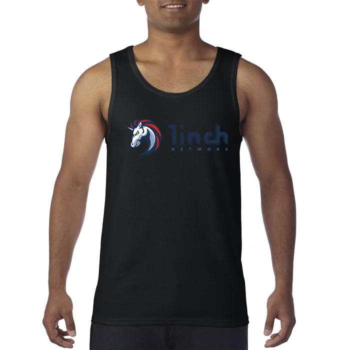 1Inch Network Logo, Decentralized Exchange DEX, 1Inch Crypto Tank Top