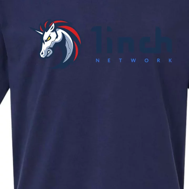 1Inch Network Logo, Decentralized Exchange DEX, 1Inch Crypto Sueded Cloud Jersey T-Shirt