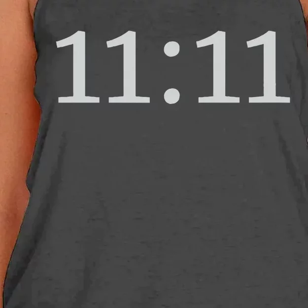 1111 Number Synchronicity Women's Knotted Racerback Tank