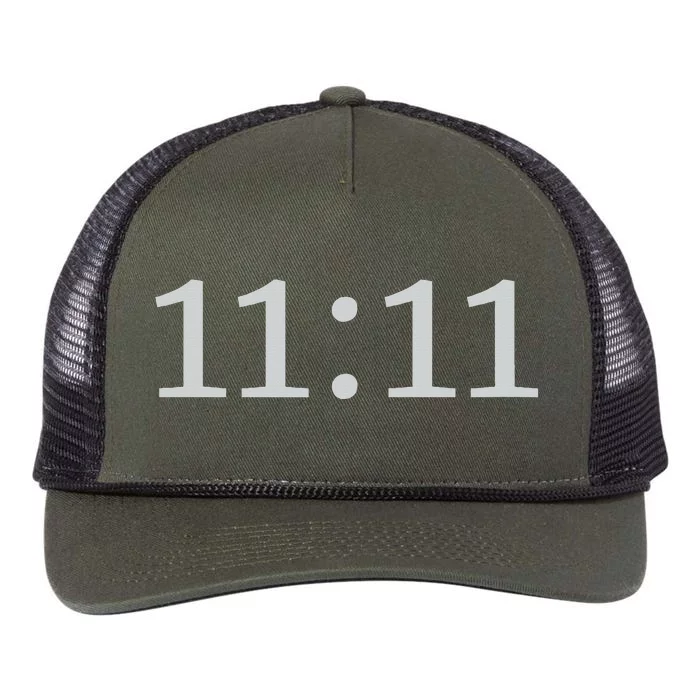 1111 Number Synchronicity Retro Rope Trucker Hat Cap