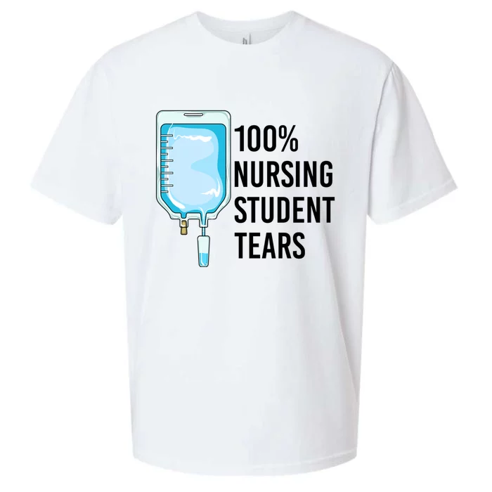 100% Nursing Student Tears Cool Gift Sueded Cloud Jersey T-Shirt