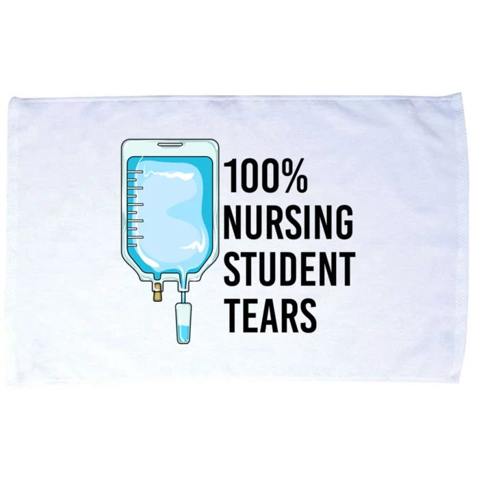 100% Nursing Student Tears Cool Gift Microfiber Hand Towel