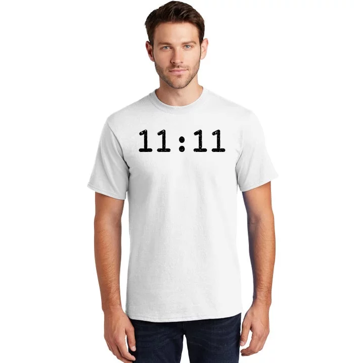 1111 Numerology Vintage Style Spiritual Awakening Tall T-Shirt