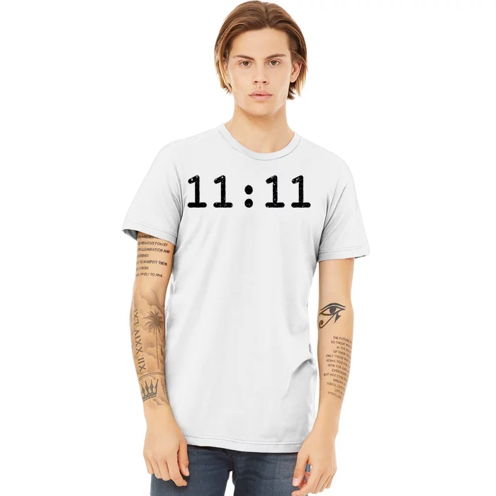 1111 Numerology Vintage Style Spiritual Awakening Premium T-Shirt