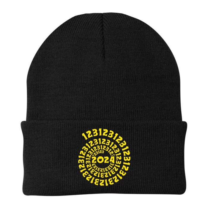 123123 New Years Eve Happy New Year 2024 Funny Knit Cap Winter Beanie