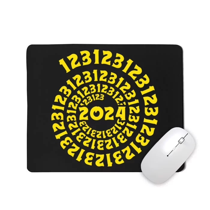 123123 New Years Eve Happy New Year 2024 Funny Mousepad