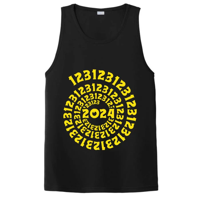 123123 New Years Eve Happy New Year 2024 Funny Performance Tank