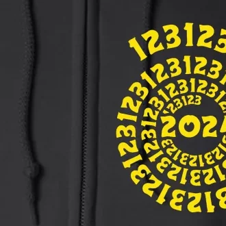 123123 New Years Eve Happy New Year 2024 Funny Full Zip Hoodie