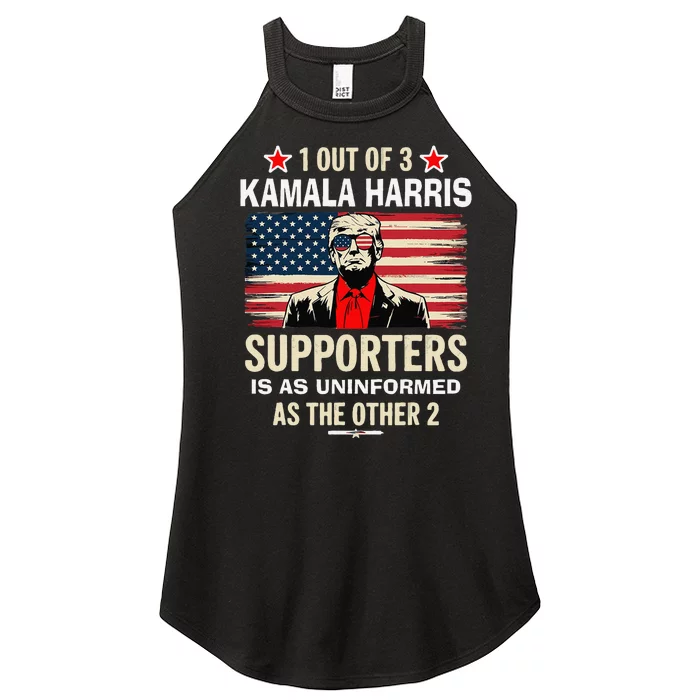 1 Of 3 Kamala Harris Supporters As Uniformed As The Other 2 Trump Women’s Perfect Tri Rocker Tank