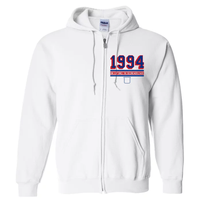 1994 One Cup Since The Second World War Full Zip Hoodie