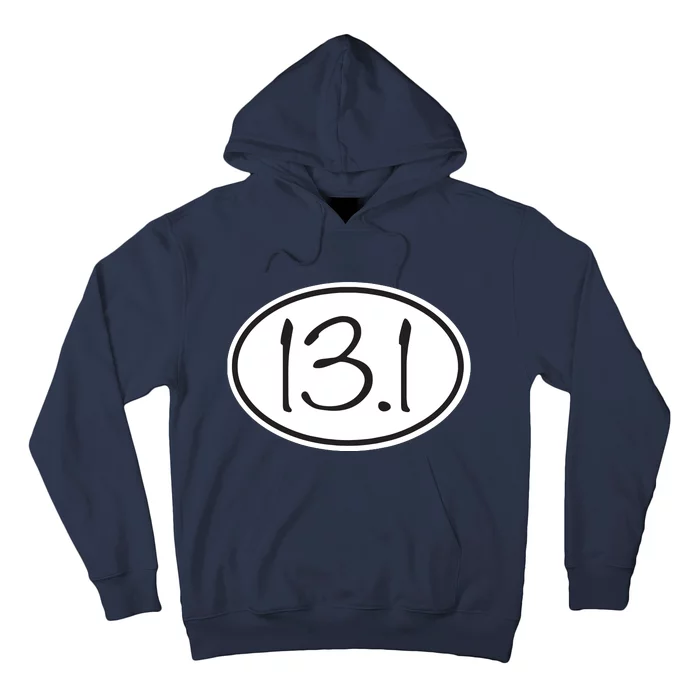 131 Oval Half Marathon Decal Running T Hoodie