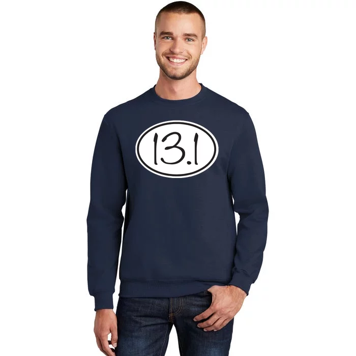 131 Oval Half Marathon Decal Running T Sweatshirt