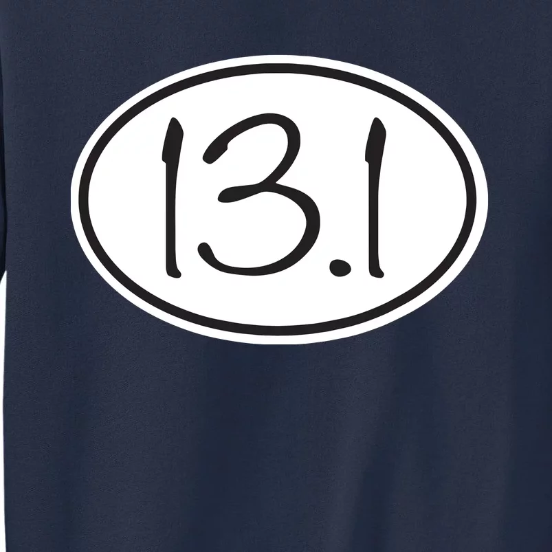 131 Oval Half Marathon Decal Running T Sweatshirt